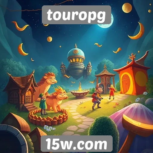 A diversidade de jogos disponíveis no site touropg
